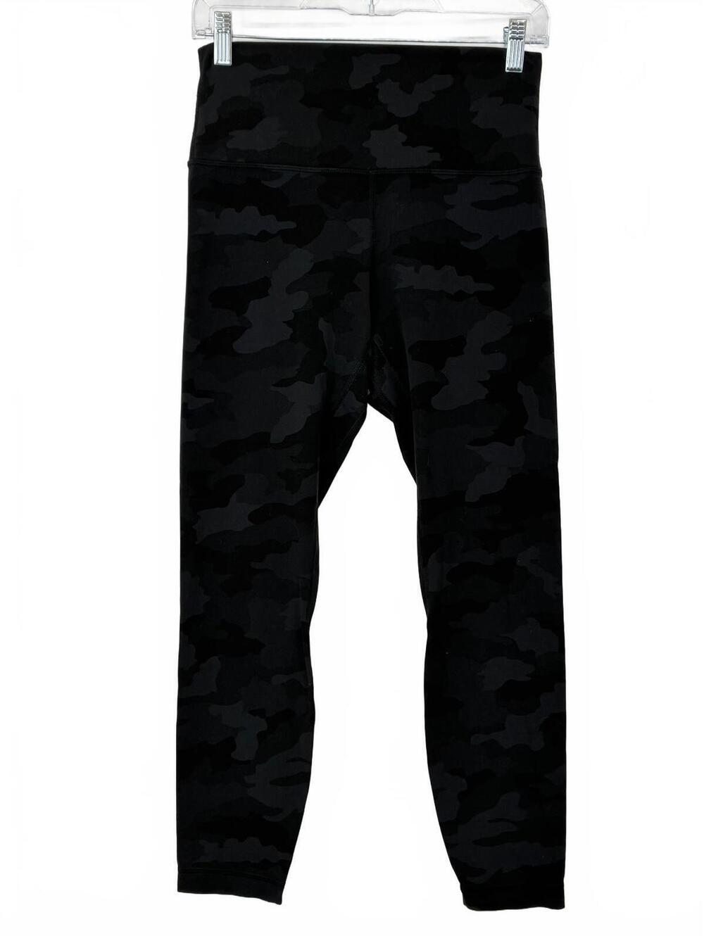 lululemon Women's Align No Line High-Rise 25" Leggings - Dark Camo - Size 8